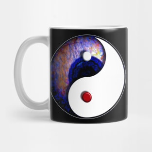 Eyball Ying Yang Mug